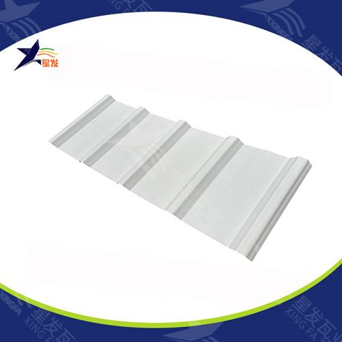 1075型白色高波形塑钢瓦 厂房屋顶用PVC瓦塑料瓦安装固定快捷且寿命更久 长沙PVC瓦厂家直供